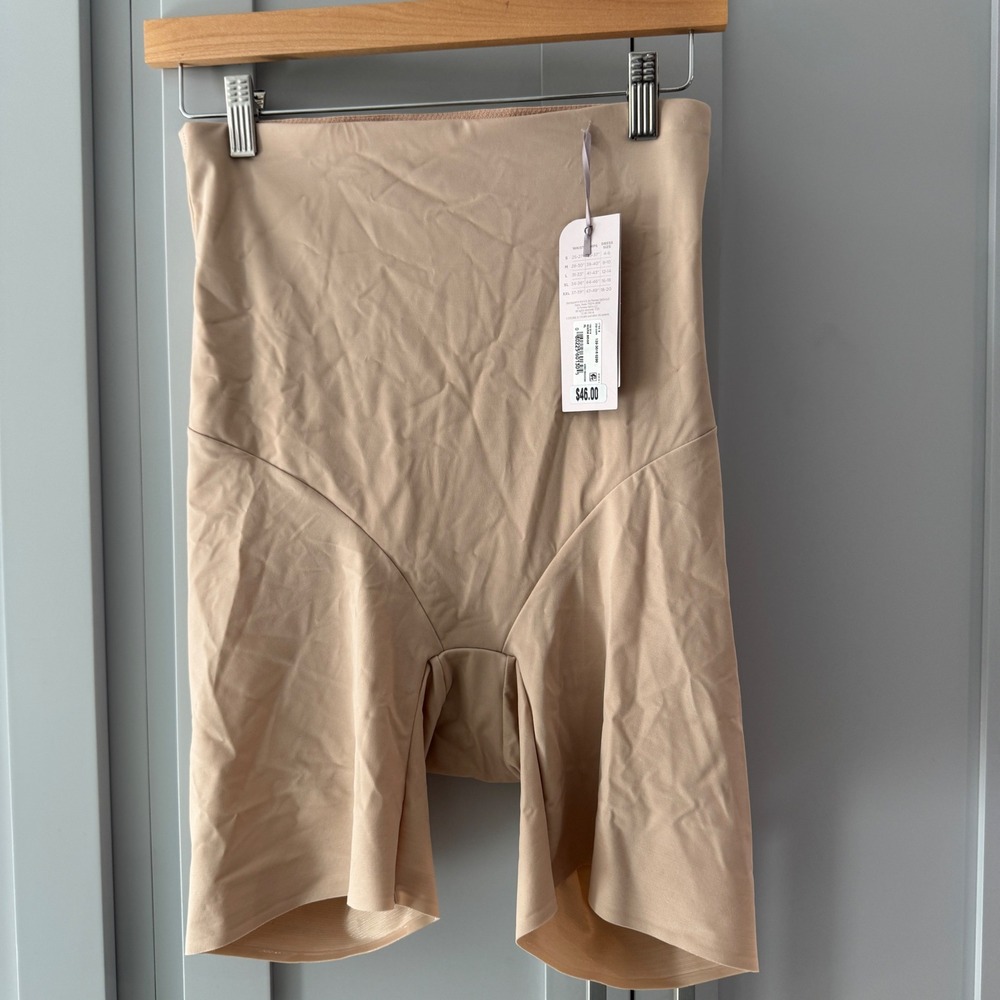 NWT Ambrielle XL Warm Beige Back Magic High-Waist‎ Thigh Slimmer Bottom Solution